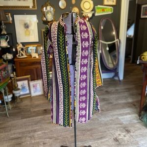 Handmade Kantha Ladies Quilted Jacket Hand Sewn Cotton Size Medium